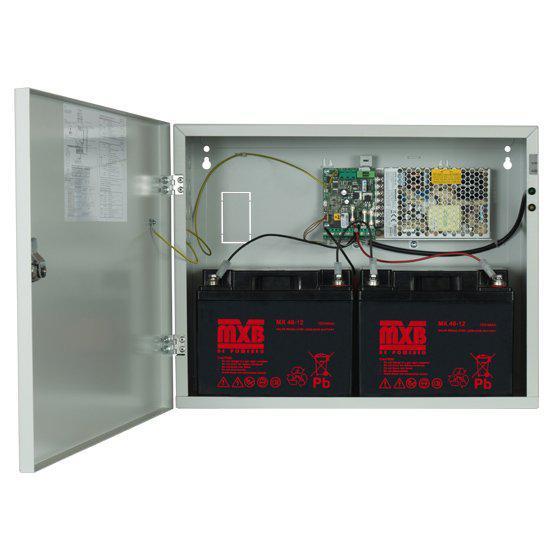 Sursa de alimentare pentru sisteme de detectie incendiu 24V/5.5A in cutie metalica Merawex ZSP100-5.5A-40