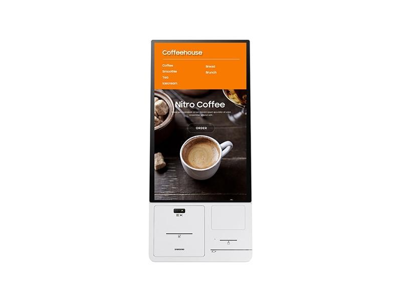 Kiosk interactiv Samsung KM24A, include imprimanta si cititor de cod QR/barcode (display + connection box); nu include