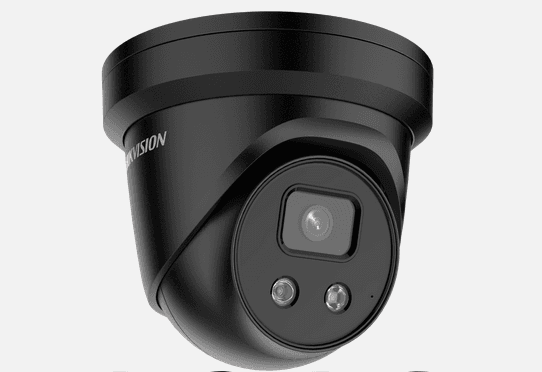 Camera supraveghere Hikvision IP turret DS-2CD2383G2-IU(2.8mm)BLACK, 8MP, culoare neagra