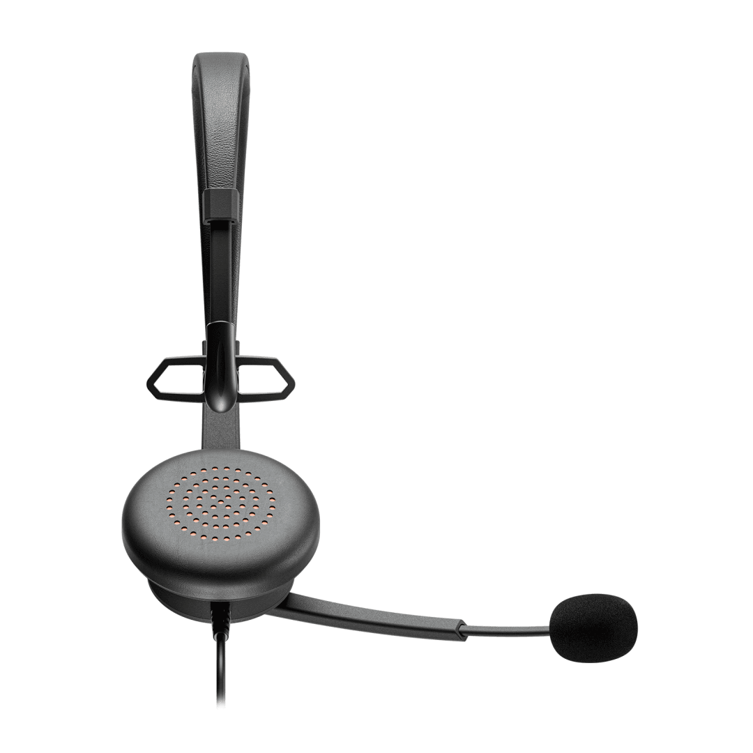 Casti Head-band Axtel AXH-ACEUCM, Wired, noise-canceling, negru