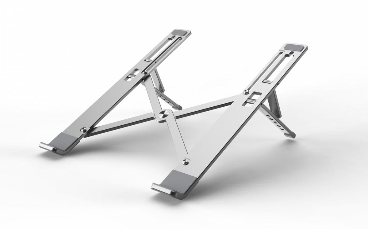 Suport laptop Serioux, SRXNCPU6L, material aluminiu, dimensiune deschisă: 197x245x4mm,dimensiune pliată: 60 x 245 x 4mm