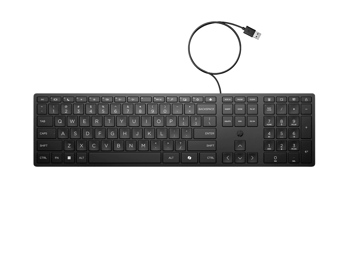 Tastatura HP 320K, USB, negru
