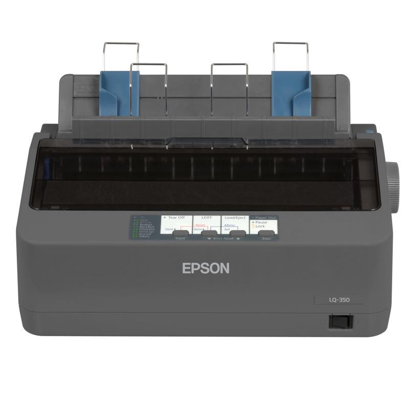 Imprimanta matriceala mono Epson LQ-350, dimensiune A4, numar ace: 24 pini, viteza 10cpi, rezolutie 360x180dpi