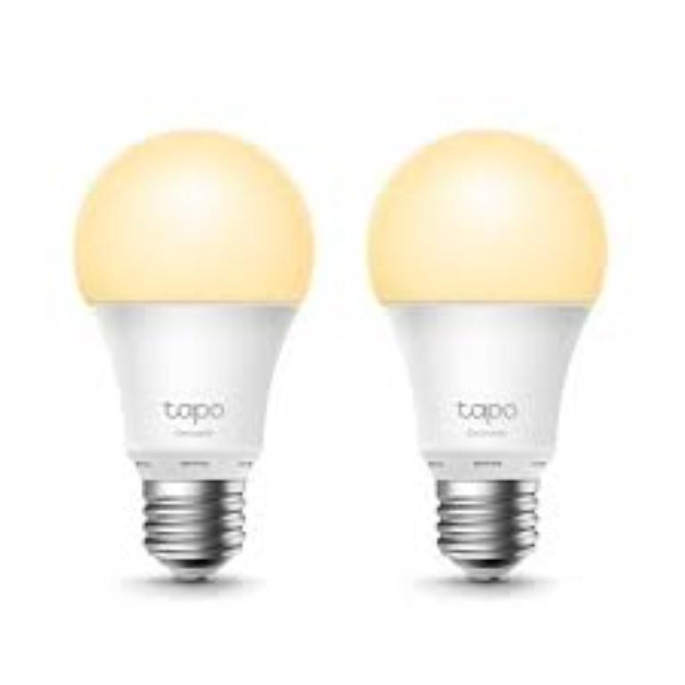 TP-Link Tapo L510E Smart bulb White 2 PACK, Yellow Wi-Fi, Dimmable, E27, Wi-Fi Protocol IEEE 802.11b/g/n