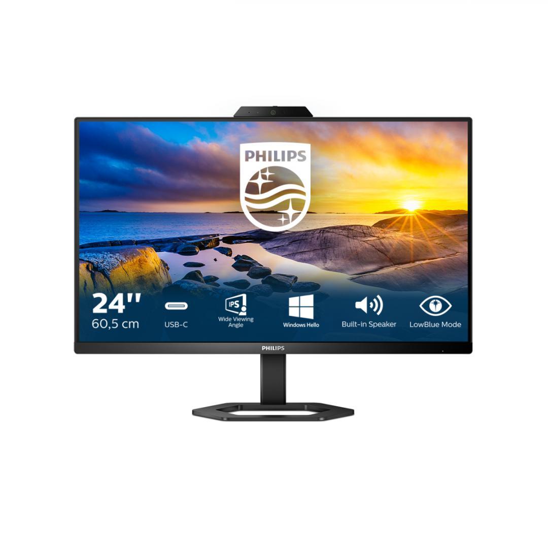 Monitor Consumer Philips 24E1N5300HE/00, 23.8", 1920 x 1080 pixeli, Black, 3 ani Garantie