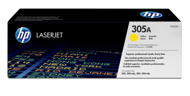 Toner HP 305A, Yellow