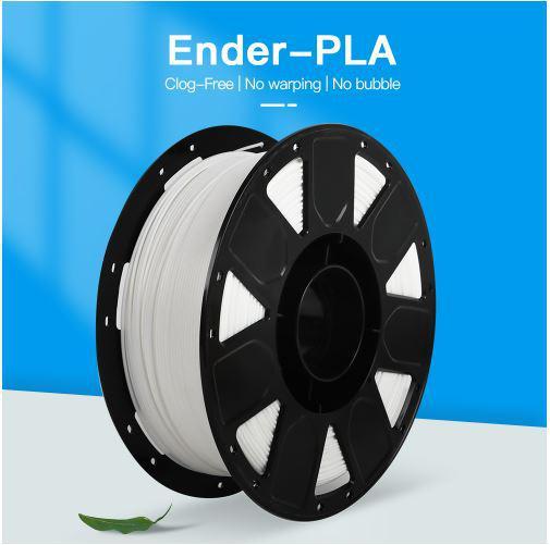 CREALITY ENDER PLA 3D Printer Filament, White, 1KG, Printing temperature: 200, Filament diameter: 1.75mm