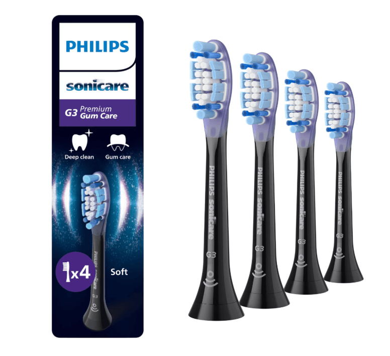 Rezerve PHILIPS Sonicare Gum Care HX9054/88, Pachet de 4 capete de periere, Standard, Click-on