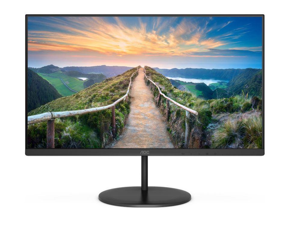 Monitor Consumer AOC U27V4EA, 27", 3840 x 2160 pixeli, Black, 3 ani Garantie