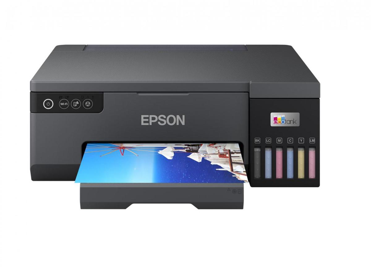 Imprimanta inkjet color foto CISS Epson L8050, dimensiune A4, 6 culori, viteza max  8ppm alb-negru, 8ppm color