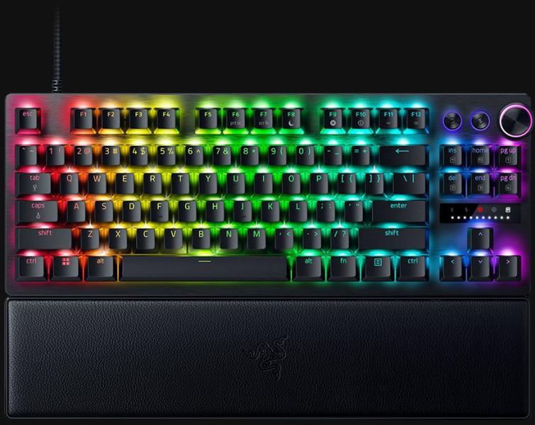 Tastatura Mecanica Gaming Razer Huntsman V3 Pro Tenkeyless, RGB, USB, negru