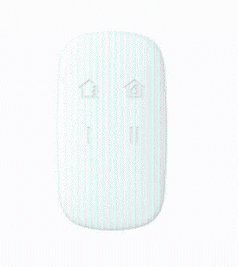 Telecomanda wireless AX PRO Hikvision DS-PKF1-WE(B), 868MHz two-way Tri- X wireless technology, 4 butoane programabile