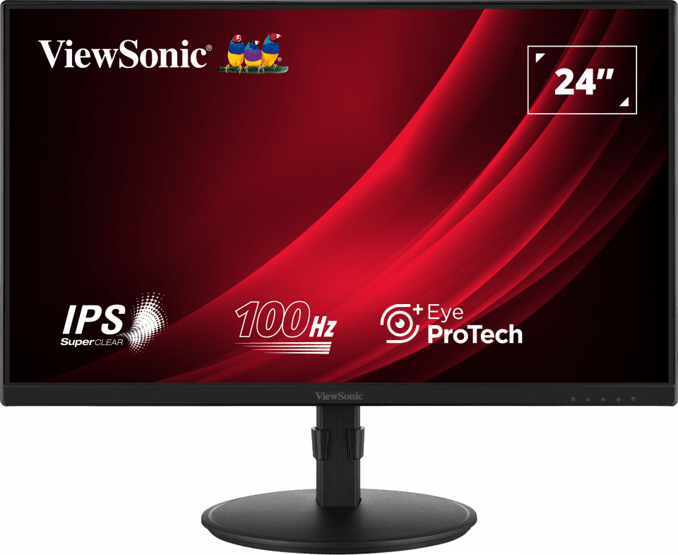 Monitor Consumer ViewSonic VG2408A-MHD, 24", 1920x1080 pixeli, Black, 3 ani Garantie