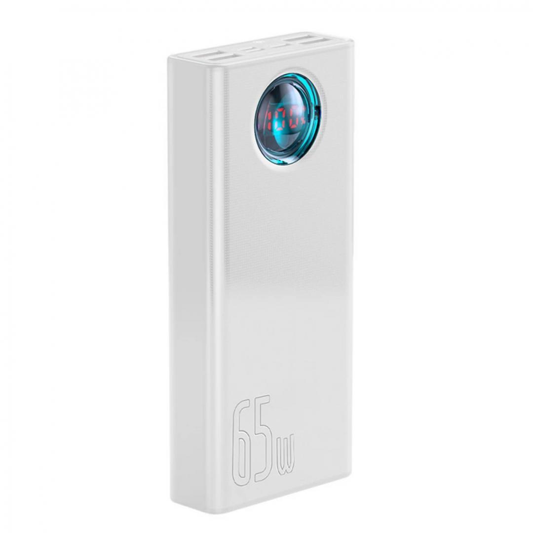 Baterie externa Baseus Ambilight, 30000mAh, PD 3.0 65W, 4 x USB; 1 x USB Type-C, digital display pt. status baterie