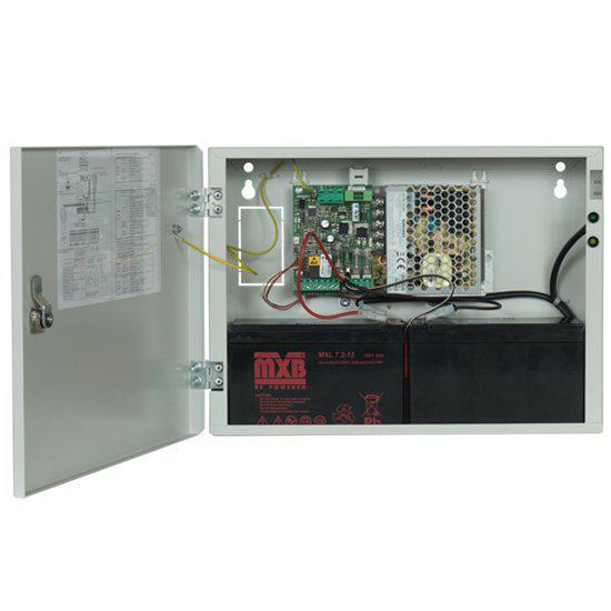 Sursa de alimentare pentru sisteme de detectie incendiu 24V/2.5A in cutie metalica Merawex ZSP100-2.5A-07
