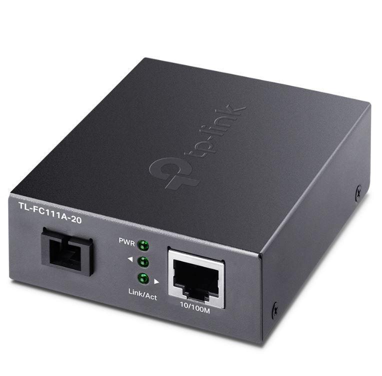 "10/100 Mbps RJ45 to 100 Mbps Single-mode SC WDM Bi-Directional Fiber Converter PORT: 1× 100Mbps SC Port