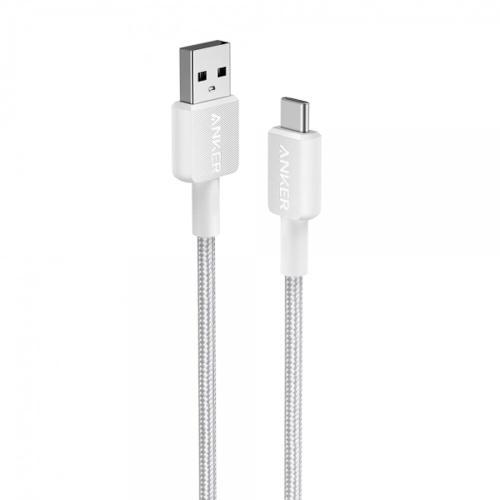 Cablu alimentare si date Anker, USB-A (T) la USB Type-C (T),lungime 0.9m, rata transfer 480 Mbps, invelis nylon