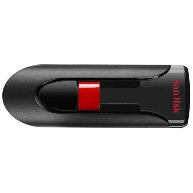 Memorie USB SanDisk Cruzer Glide 64 GB, USB 2.0, Negru