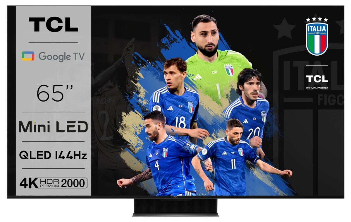 Televizor Smart QLED TCL 65C845 165,1 cm (65") 4K Ultra HD Wi-Fi Negru