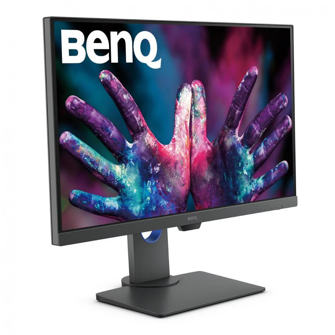 Monitor Consumer BenQ PD2705Q, 27", 2560 x 1440 pixeli, Grey, 3 ani Garantie