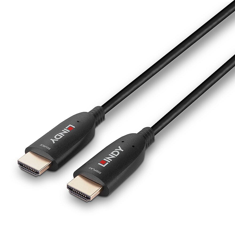 Cablu Lindy HDMI 8k60, fibra optica hybrid, lungime 20m, rezolutie maxima 7680x4320@60Hz 4:2:0 10bit