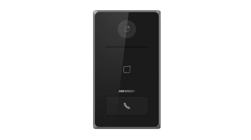 Post de exterior videointerfon IP Hikvision DS-KV6133-ME1; WIFI; 1 x buton de apelare( pentru o singura familie- permite