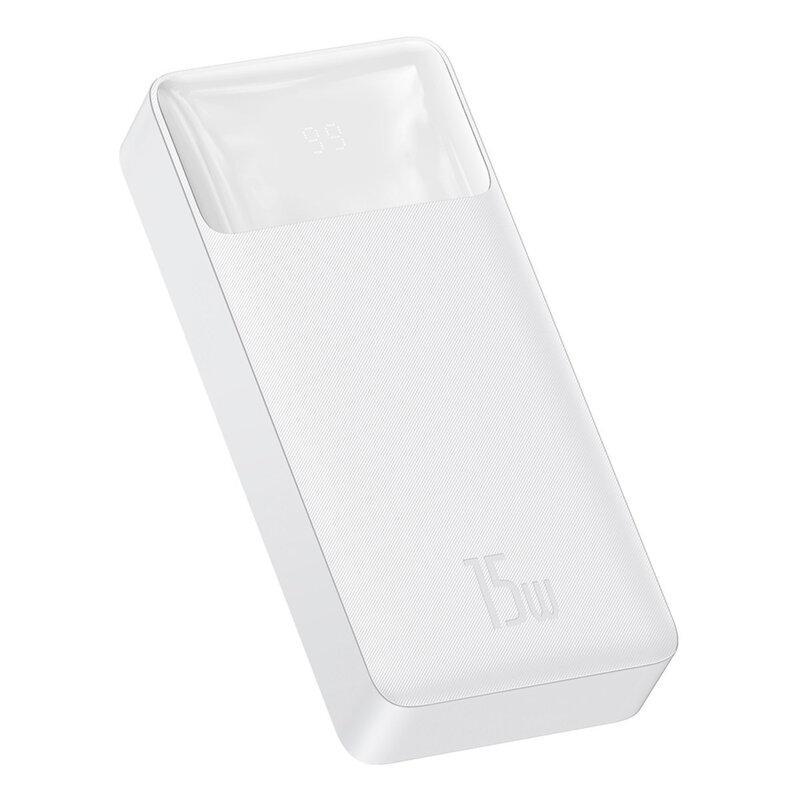 Baterie ext. Baseus Bipow, 20000mAh, alb