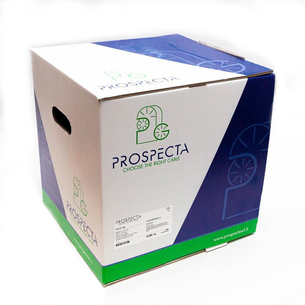 Cablu FTP CAT 5E 4x2xAWG24, cupru 100%, cod: H0107/E/W, pentru retelistica (pana la 100MHz), numar perechi: 4 twisted