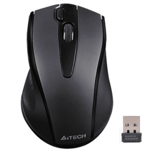 Mouse Wireless A4TECH G9-730FX, 2000 dpi, Negru