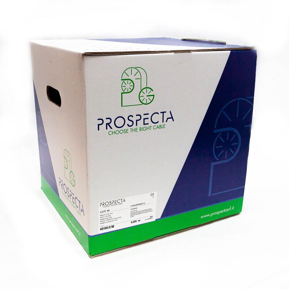 Cablu UTP CAT 5E 4x2xAWG24, cupru 100%, cod: H0106/E/W, pentru retelistica (pana la 100MHz), numar perechi: 4 twisted