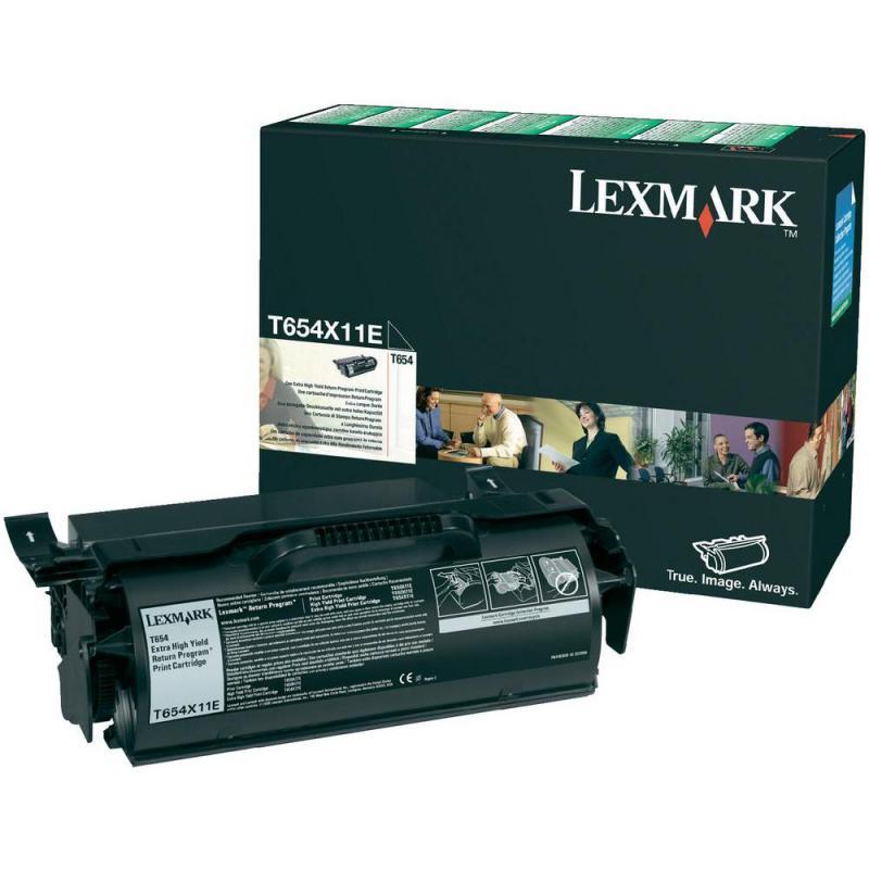 Toner LEXMARK T654, Black