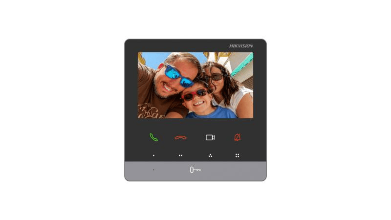 Post interior videointerfon IP Hikvision DS-KH6100-E1, 4.3-inch colorful non-touch screen, rezolutie: 480 × 272