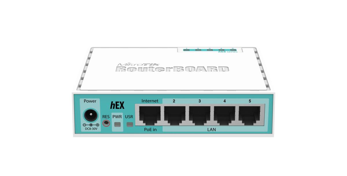 MIKROTIK 5-PORT GIGABIT ETHERNET ROUTER, RB750GR3, 5*10/100/1000Ethernet ports, CPU nominal frequency: 880 MHz