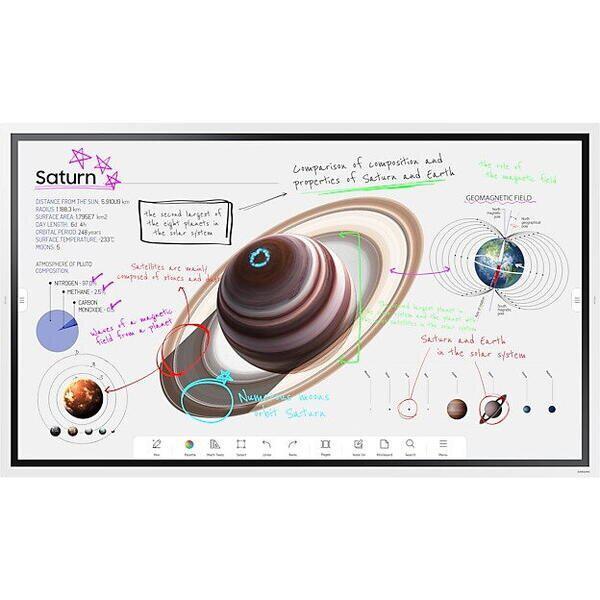 Display interactiv educational (tabla interactiva) Samsung Flip Pro WM65B, 65", UHD, 16/7, 350nit, New Edge 60Hz, 8ms