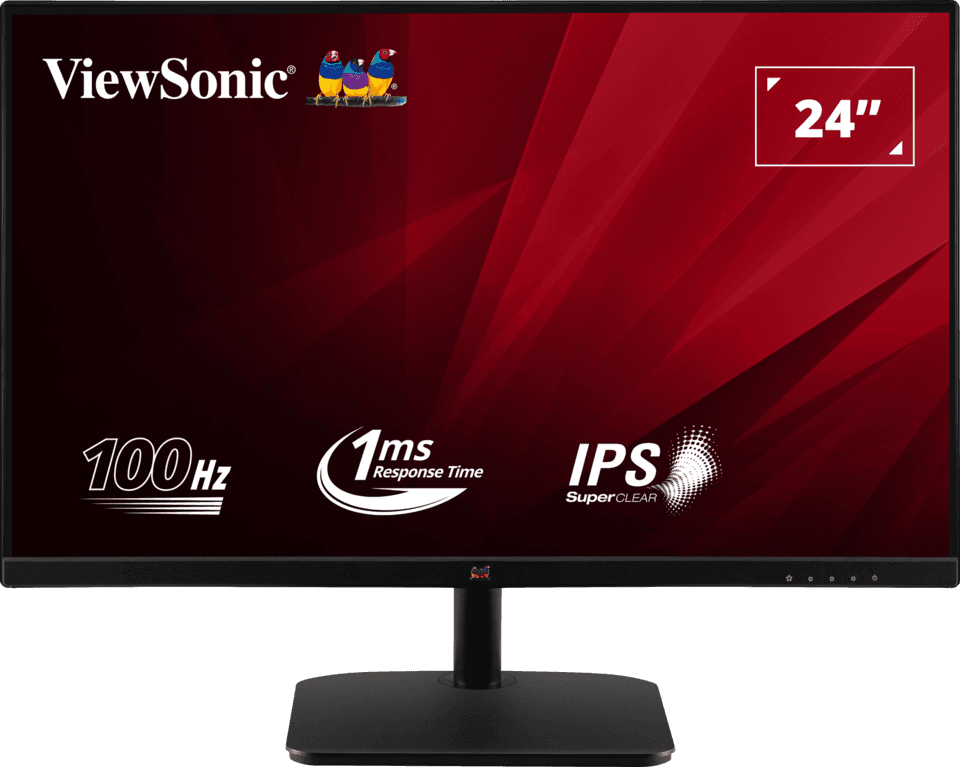 Monitor Consumer ViewSonic VA2432-H, 24", 1920 x 1080 pixeli, Black, 2 ani Garantie