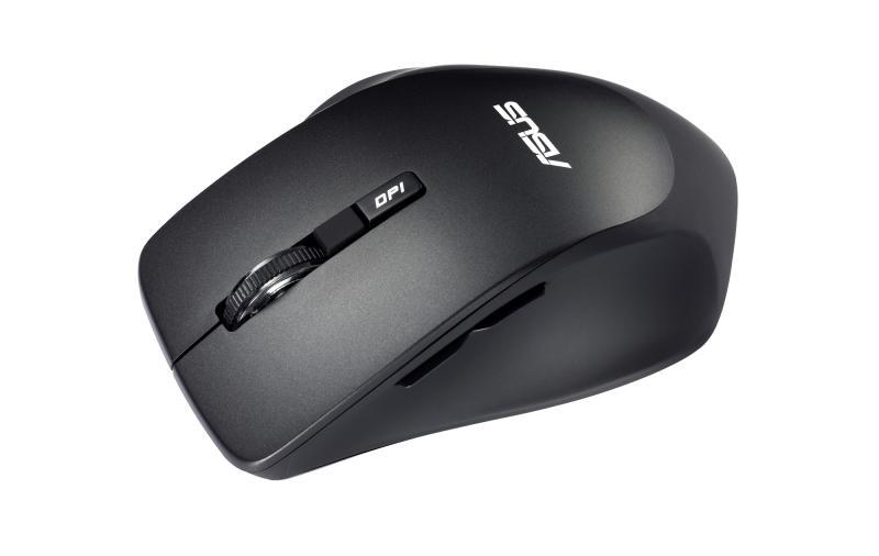 Mouse Wireless ASUS WT425, 1600 dpi, Negru