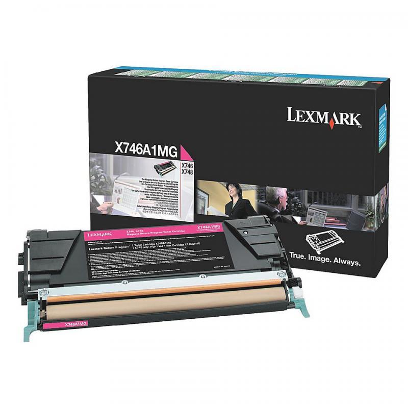 Toner Lexmark X746A1MG, Magenta