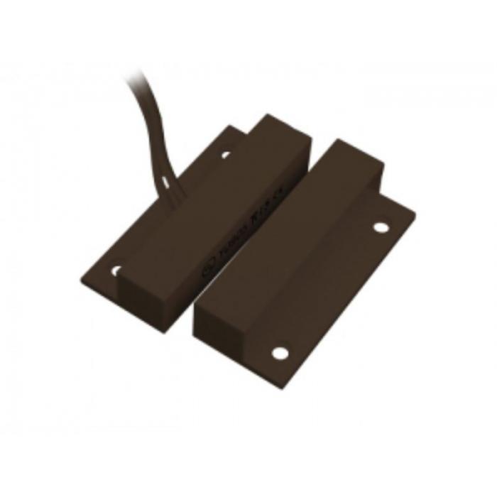 Contact magnetic ND-MC13S-B-10, culoare maro, material plastic, montare aparenta, interspatiu: 20mm