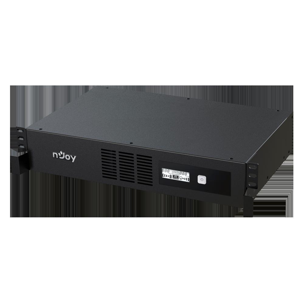 UPS nJoy Code 1000, 1000VA/600W, Frecventa: 50/60 Hz, Conectori: Intrare 1 x IEC-320 C14, Iesire 8 x IEC-320 C13