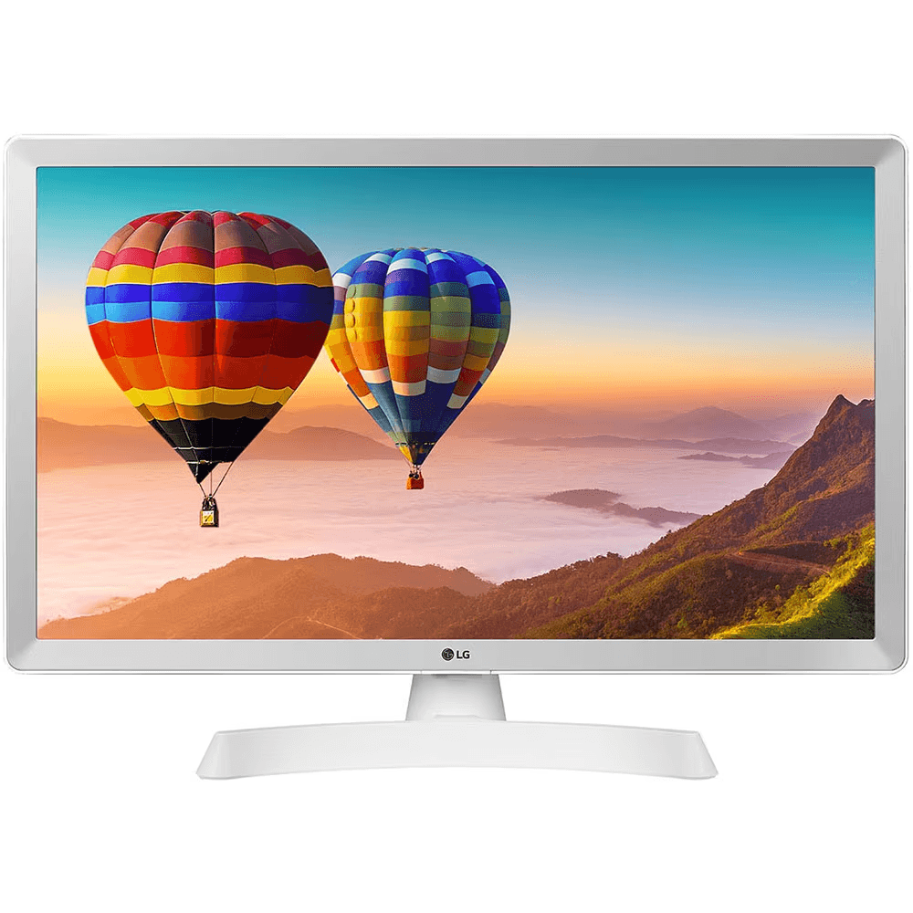 Monitor Mini-TV Consumer LG 24TQ510S-WZ, 23.6", 1366 x 768 pixeli, White, 3 ani Garantie