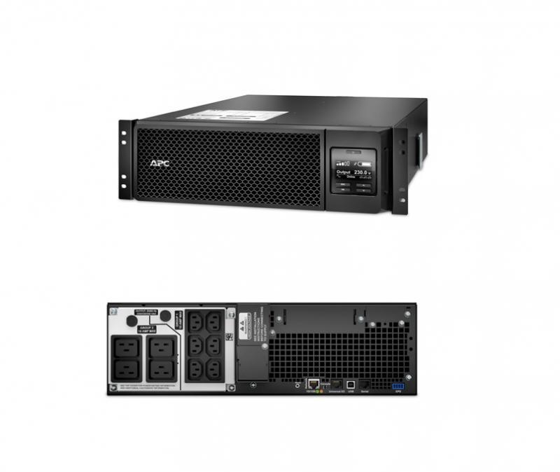 UPS APC Smart-UPS SRT online dubla-conversie 5000VA / 4500W 6 conectoriC13 4 conectori C19 extended runtime rackabil
