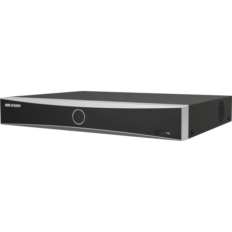 NVR Hikvision 4 canale AcuSense DS-7604NXI-K1/4P(D); 1-ch@12 MP or 2-ch@ 8MP or 4-ch@4 MP or 8-ch@1080p