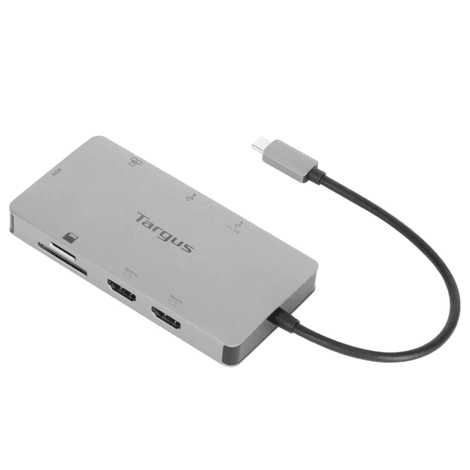 Hub USB TARGUS DOCK423EU USB-C, 5 porturi, HDMI, RJ-45, Gri