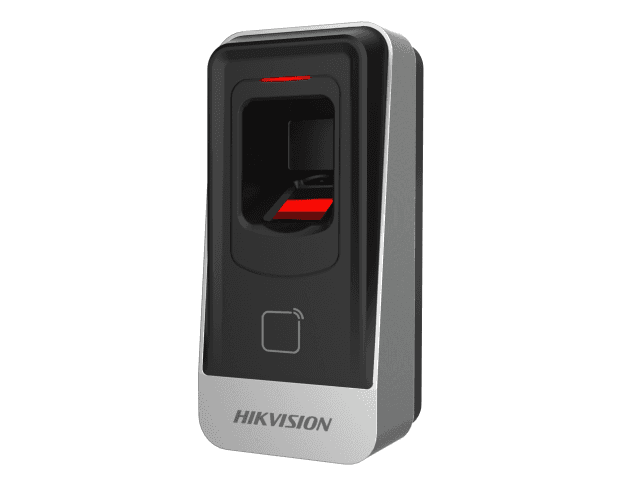 Cititor biometric si card EM 125Khz Hikvision, DS-K1201AEF; citeste carduri EM 125Khz