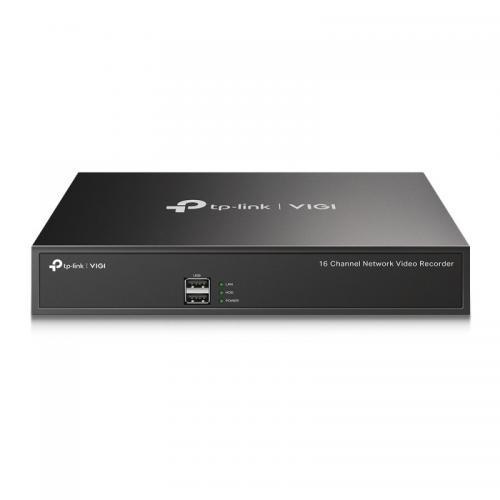 NVR TP-Link VIGI 16 canale 1016H; 8 MP,1 SATA Interface, max 16TB(neinclus), H.265+; ONVIF Detecții multiple: oameni