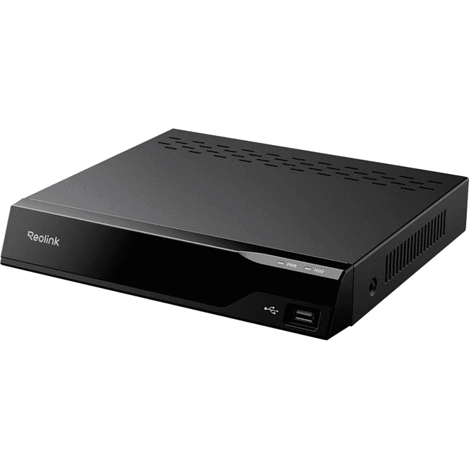 NVR Reolink RP-PN8-NHD; 16MP 8POE Camere: Până la 12 camere IP (8 cu fir)
