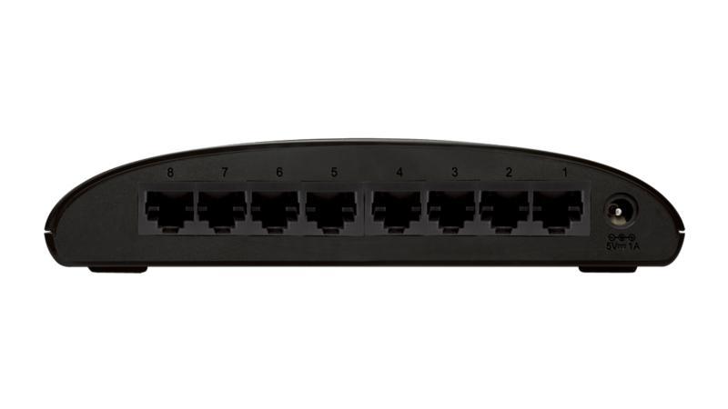Switch D-Link DES-1008D, 8 port, 10/100 Mbps