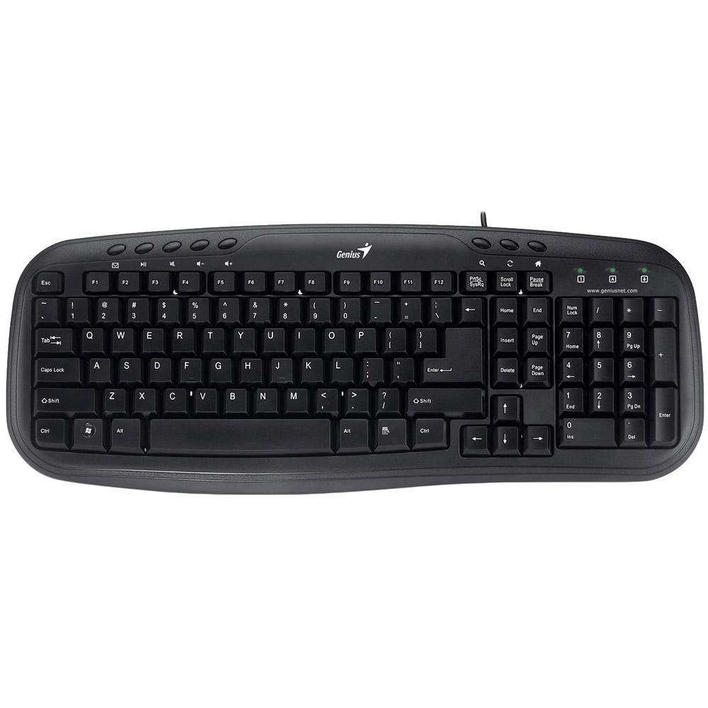 Tastatura Genius SlimStar M200, USB, Negru