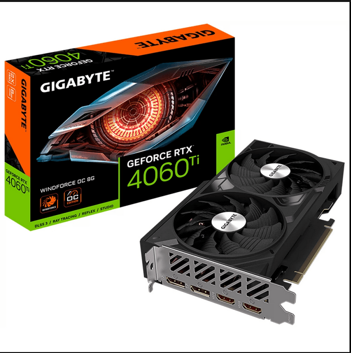 Placa video Gigabyte GeForce RTX 4060 Ti WINDFORCE OC, 8GB GDDR6, PCI Express 4.0, 128-bit