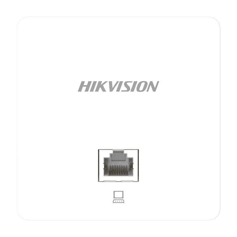 Wi-Fi 5 1200M In-Wall Access Point Hikvision DS-3WAP521-SI 2 Gigabit LAN Ports with 1 PoE Input 802.11ac Wave 2 1167